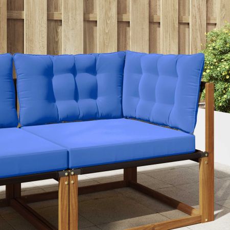 Възглавница за диван на открито 3 pcs Тюркоаз Полиестер