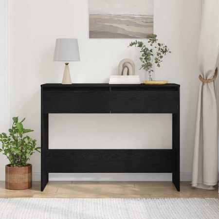 Конзолна маса Черния дъб 100 x 35 x 76,5 см Инженерно дърво