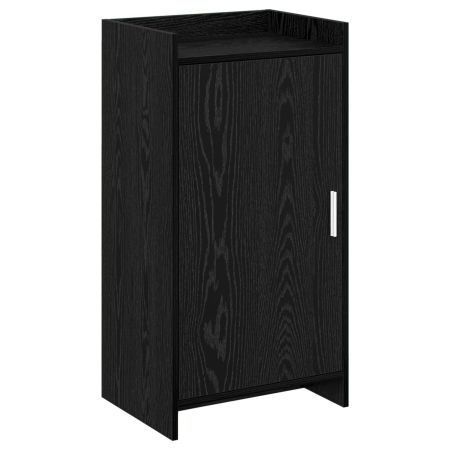 Шкаф за обувки Черен дъб 48 x 36 x 92 см Инженерна дървесина