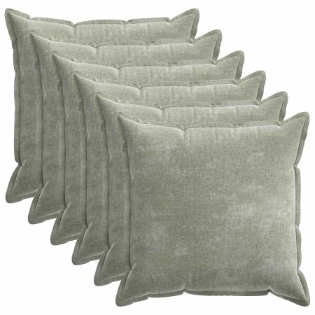 Калъфка за възглавница 6 pcs HOUTEN Зелено 80 x 80 cm