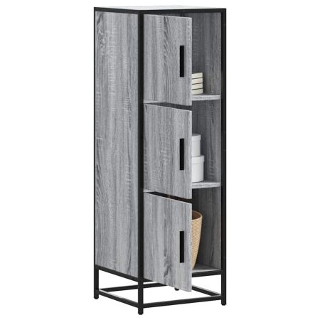 Висока дъска Grey Sonoma 35,5x35x106,5 cm Обработено дърво