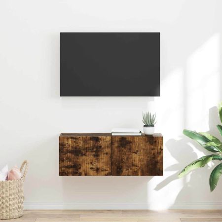 TV стенен шкаф Димян дъб 60 x 31 x 29.5 см Инженерно дърво