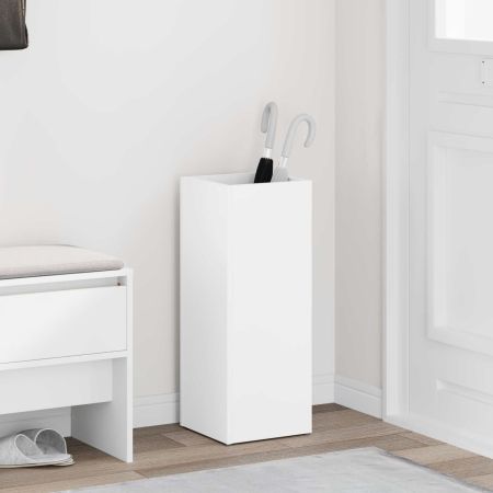 Стойка за чадър Бяло 25 x 24,5 x 64 см Инженерно дърво
