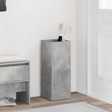Стойка за чадър със съхранение Циментено сиво 25 x 24,5 x 64 см