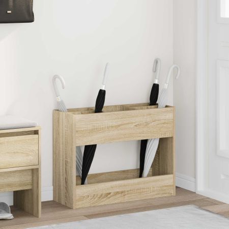 Стойка за чадър Сонома дъб 65 x 24 x 50 см Инженерно дърво
