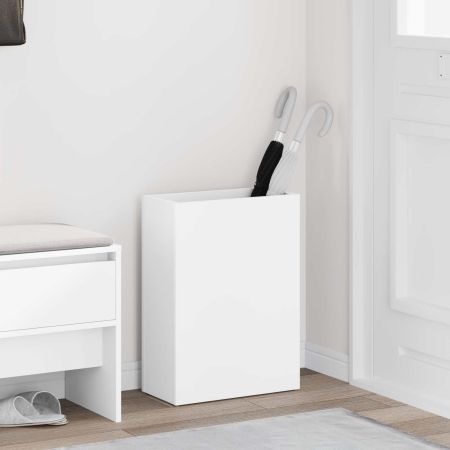 Стойка за чадър Бяло 40 x 20 x 55,5 см Инженерно дърво