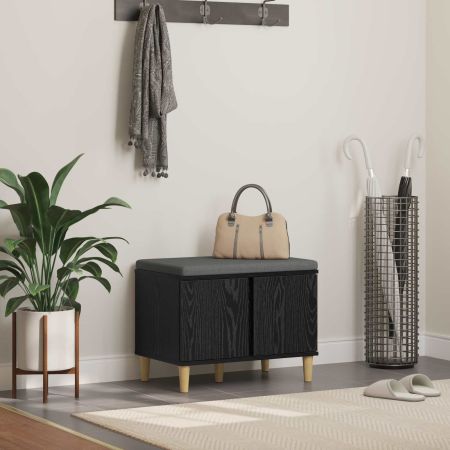 Пейка за коридор с възглавница Черния дъб 60 x 38 x 46 см