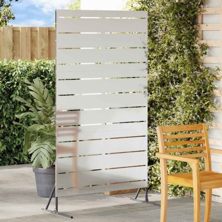 Екран за уединение Сив 100 x 50 x 180 см Стомана