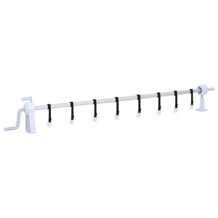 Ролка за покривало на басейн с пластмасова основа