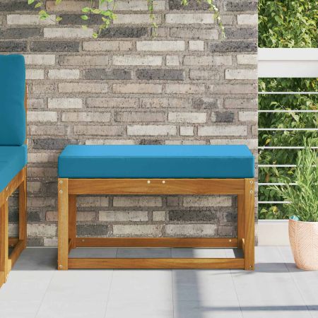 Възглавница за открито седалка Кралско синьо 80 x 40 x 8 cm