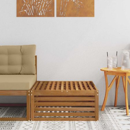 Външна табуретка Естествен 79 x 79 x 37 см