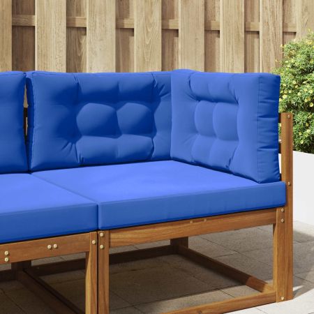 Възглавница за диван на открито 3 pcs Тюркоаз Полиестер