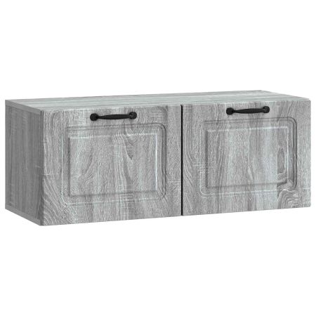 Стенно монтиран ТВ шкаф Сива сонома 78,5 x 31 x 30 см