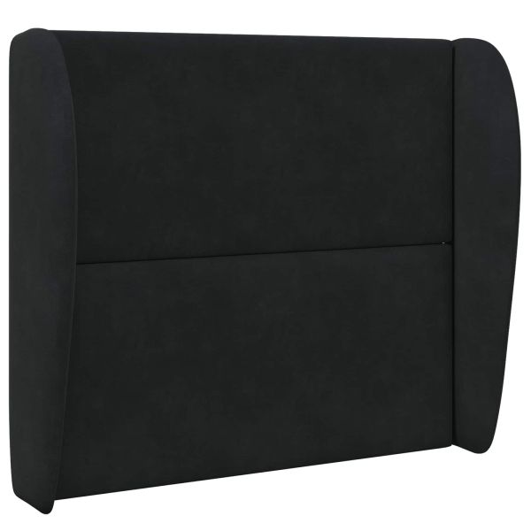 Ушичка на таблата Черно 80 x 23 x 6 см Кадифе