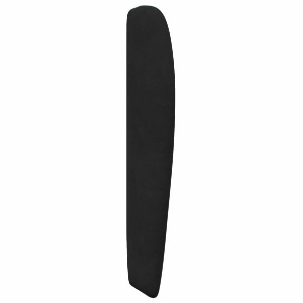 Ушичка на таблата Черно 80 x 23 x 6 см Кадифе