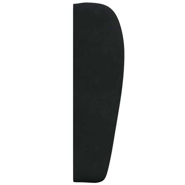 Ушичка на таблата Черно 80 x 23 x 6 см Кадифе
