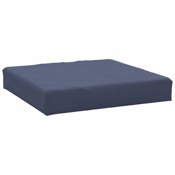 Палетна възглавница нейви синя 60x60x9,5 см Оксфорд плат