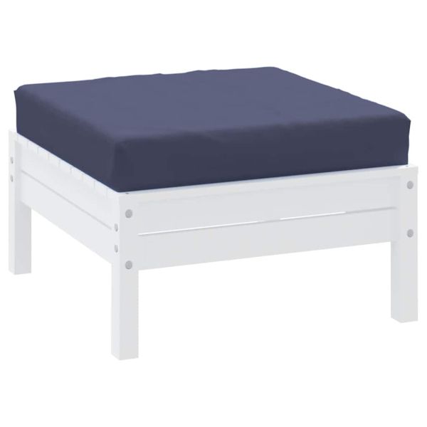 Палетна възглавница нейви синя 60x60x9,5 см Оксфорд плат