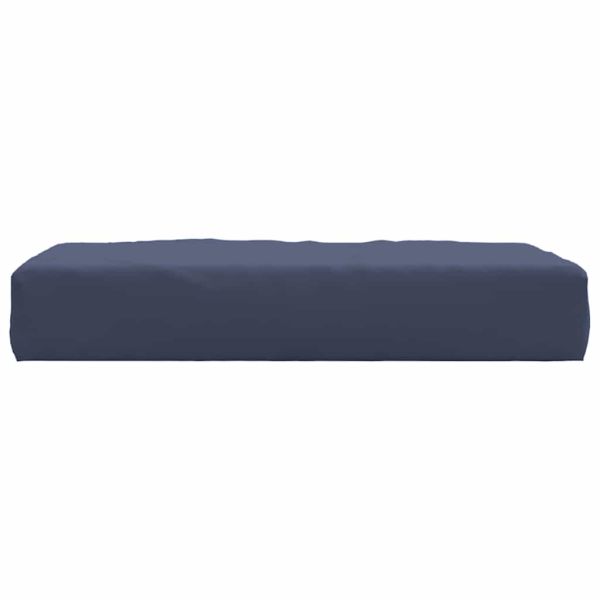 Палетна възглавница нейви синя 60x60x9,5 см Оксфорд плат