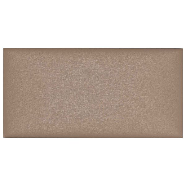 Стенно табло за легло 12 pcs Капучино 30 x 15 cm текстил