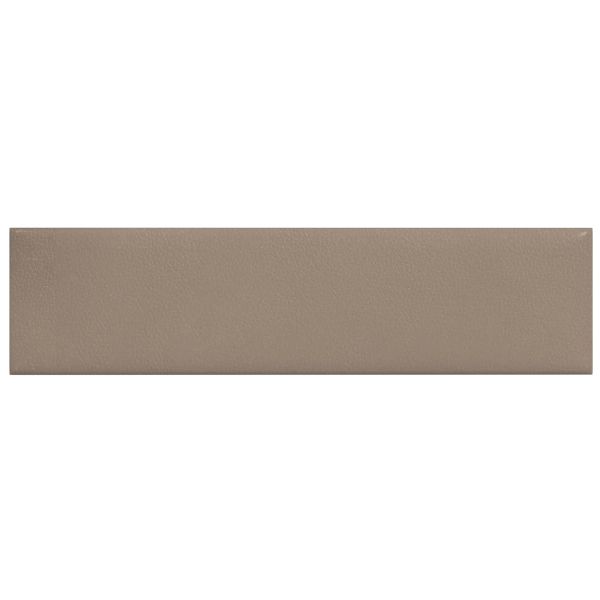 Стенно табло за легло 12 pcs Капучино 60 x 15 cm текстил