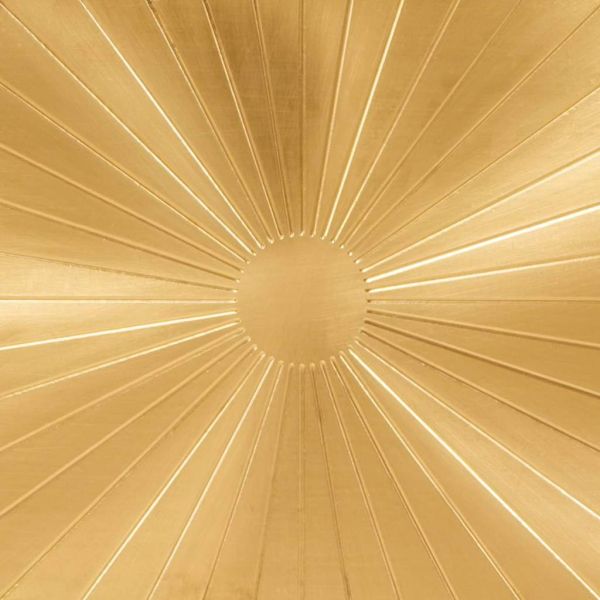 Служебен шкаф с рафт с врата Черен и златен 60 x 33 x 75 cm