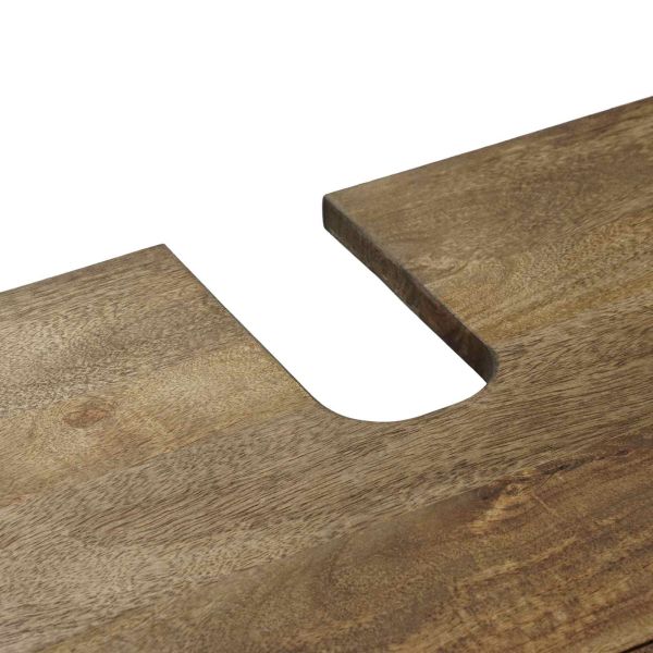 Шкаф за мивка в баня със съхранение Кафяво 62 x 33 x 58 см