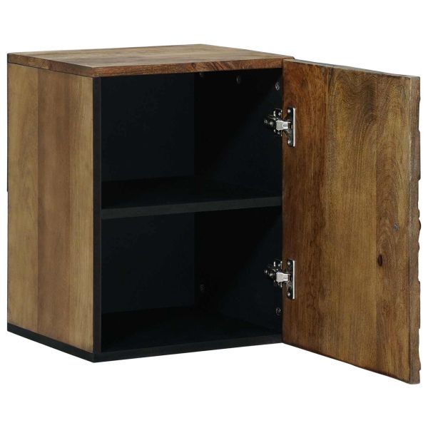 Окачен шкаф за баня със съхранение Кафяво 38 x 33,5 x 48 см