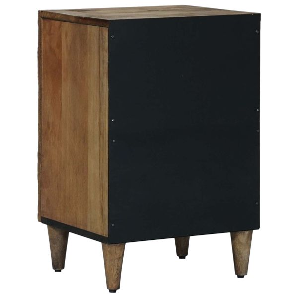 Шкаф за баня Кафяво 38 x 33,5 x 58 см Солидно мангово дърво