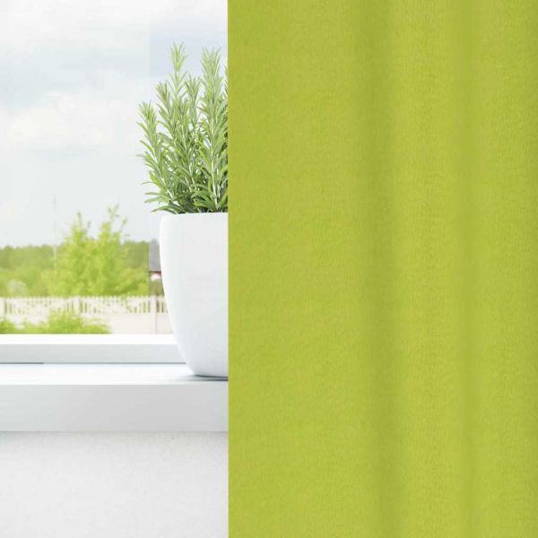 Завеси за затъмняване с пръстени 2 pcs Зелен 175 x 140 см