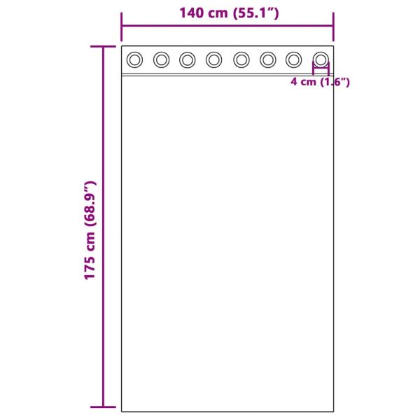 Кадифени завеси С завеси 2 pcs Виненочервен 175 x 140 см Кадифе