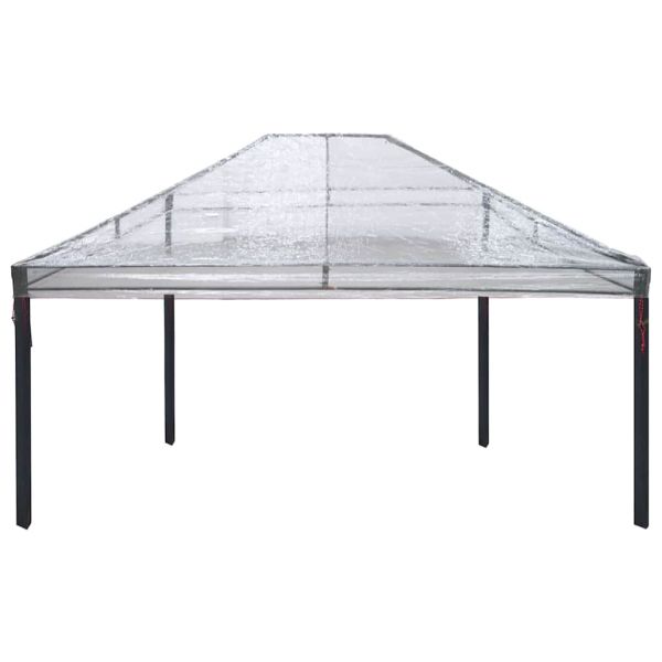 Сменяем покрив за беседка Прозрачен 400 x 300 x 32 см ПВЦ