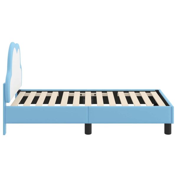 Легло за малко с главна дъска Синьо 70 x 140 cm PU