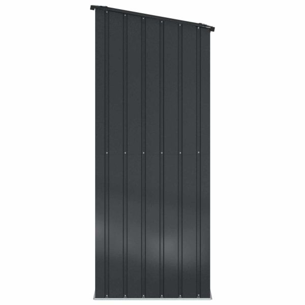 Градински навеси Антрацит 153,5 x 86 x 200 см Метал
