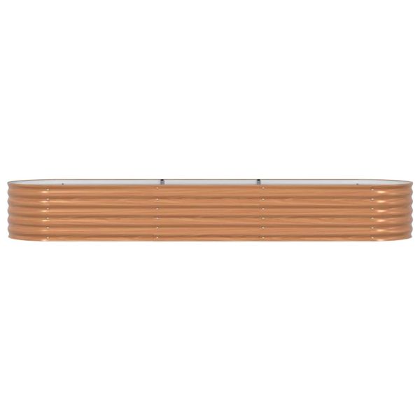 Повдигнато легло Кафяво 320 x 80 x 44 cm Стомана