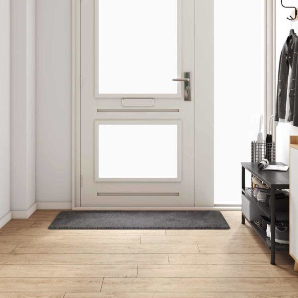 Килим пътека Сив 50 x 150 cm 100% Полипропиленов Тапициран