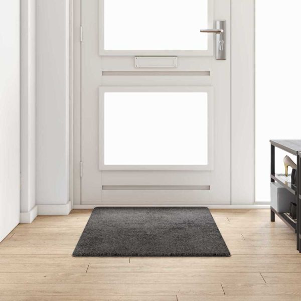 Килим пътека Сив 80 x 150 cm 100% Полипропиленов Тапициран