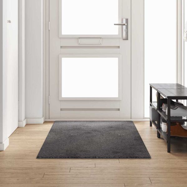 Килим пътека Сив 100 x 250 cm 100% Полипропиленов Тапициран