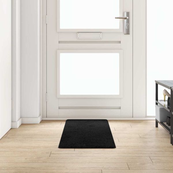 Килим пътека Черно 50 x 150 cm 100% Полипропиленов Тапициран