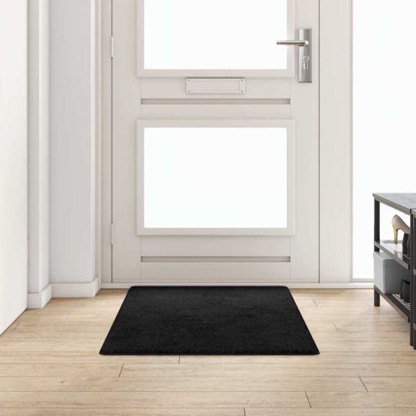Килим пътека Черно 80 x 150 cm 100% Полипропиленов Тапициран