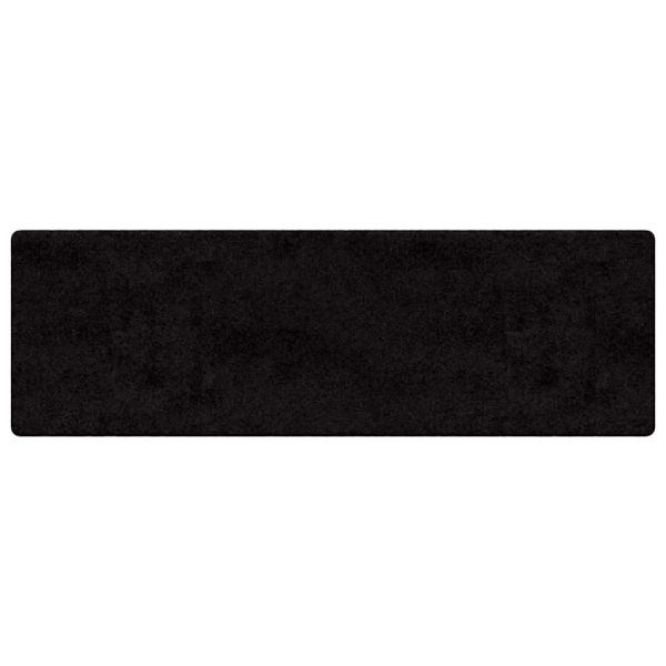 Килим пътека Черно 80 x 300 cm 100% Полипропиленов Тапициран
