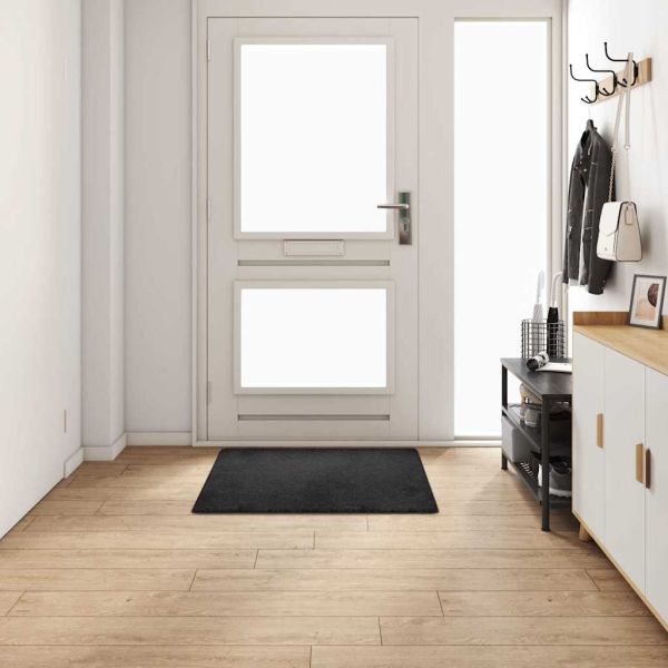 Килим пътека Черно 100 x 100 cm 100% Полипропиленов Тапициран