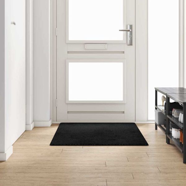 Килим пътека Черно 100 x 150 cm 100% Полипропиленов Тапициран