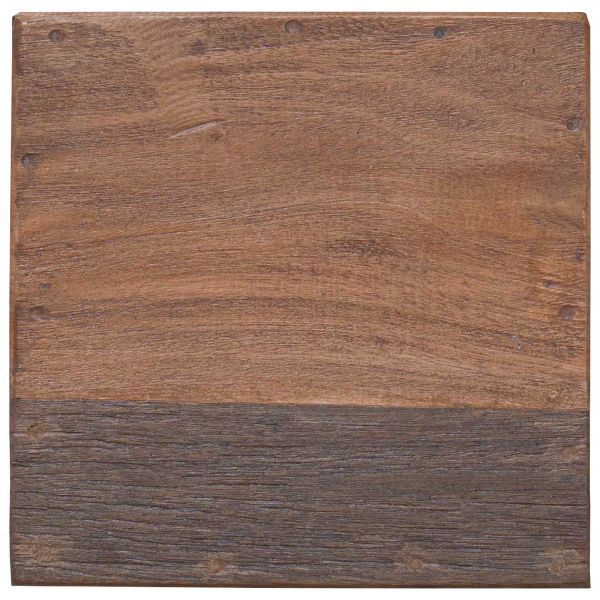 Стук Естествен 29 x 29 x 48 см Масивна регенерирана дървесина