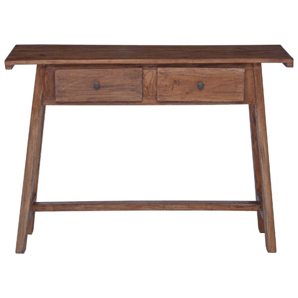 Бюро Кафяво 110 x 30 x 79 см Масивно махагоново дърво