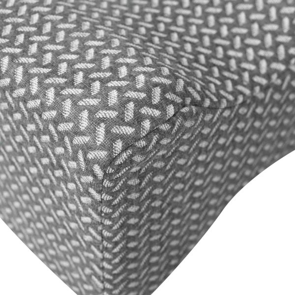 Коленен възглавница Сив 26 x 21,5 x 15 см Мемори пяна