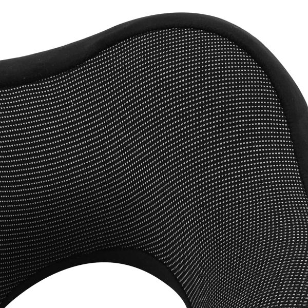 Пътен възглавник за врат Черен 27 x 26 x 14 см Мемори пяна