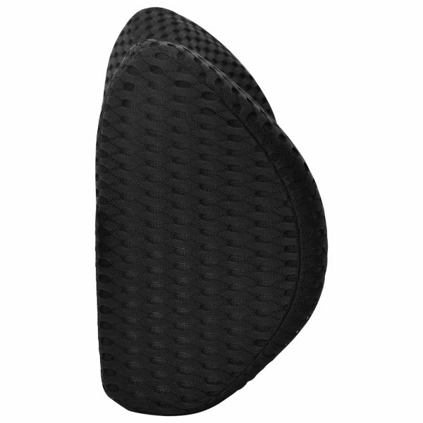 Възглавница за гръб Черен Мемори пяна 46 x 24 x 11 см