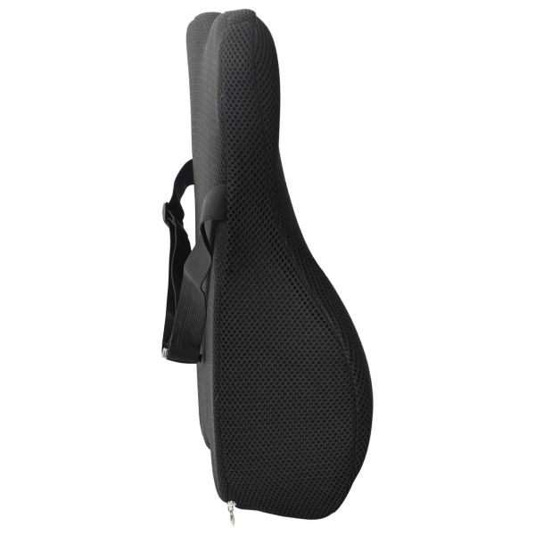 Възглавница за гръб Черно Мемори пяна 40 x 40 x 11 см