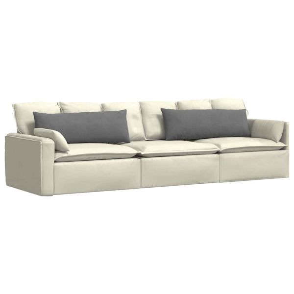 Диван възглавници 2 pcs Тъмен сив 120 x 40 cm текстил